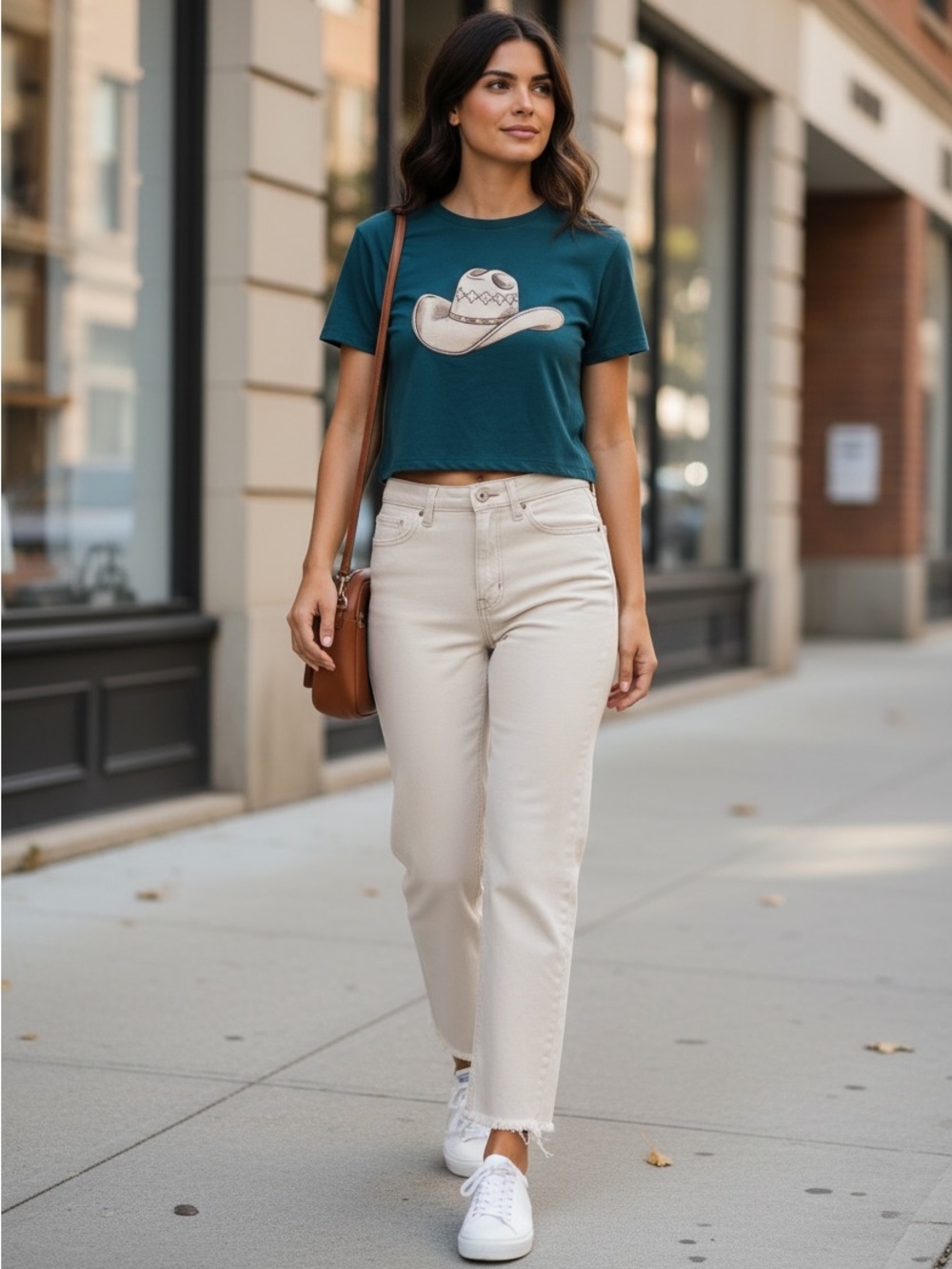 BDG Cowboy Jeans in Creamy White